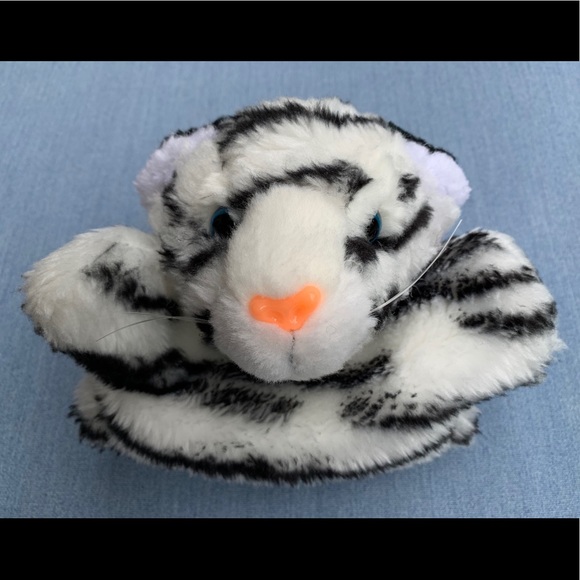 White Tiger Animal Hand Puppet Toy (Gift with Purchase) - Picture 3 of 9